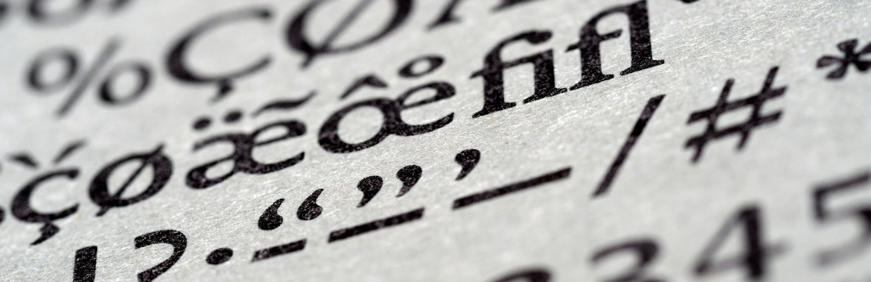 Ein kryptisches Alphabet als Symbol für literarische Geheimsprachen.